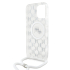 iPhone 16 Pro Max - KARL LAGERFELD - Monogram 4G Magsafe CrossBody hoesje - Transparant